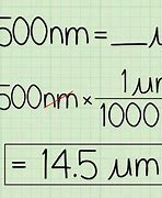 Image result for Nanometer Formula