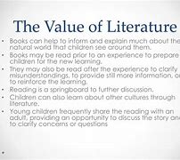 Image result for Value of Literature