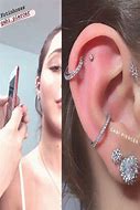 Image result for Hoop Earring Hcart by mm