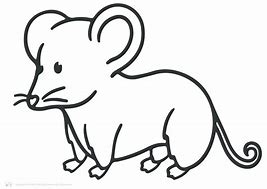 Image result for Outline of a Old Mouse Laying Down