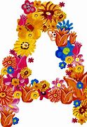 Image result for Floral Alphabet Letters Flowers