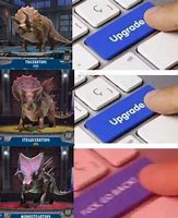 Image result for Tryceratops On Computer Gay Meme