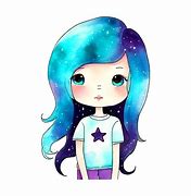 Image result for Green Galaxy Hair