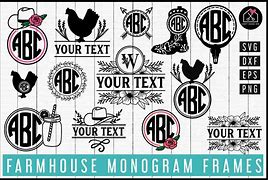 Image result for Printable Farmhouse Monogram