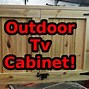 Image result for Carpenter Plans for Outdoor TV Cabinet