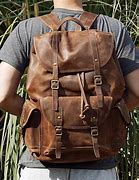 Image result for Leather Backpack