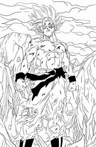 Image result for Namek Goku Line Art