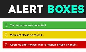 Image result for Alert Box