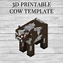 Image result for Minecraft Cow Printable