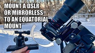 Image result for Equatorial Mount for Camera