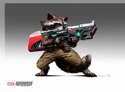 Image result for Guardians of the Galaxy Rocket Art