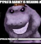 Image result for Barney the Dinosaur Cursed Memes