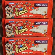 Image result for Post Fruity Pebbles Treats Candy Bar
