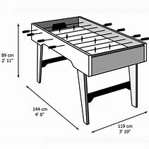 Image result for Full Size Foosball Table