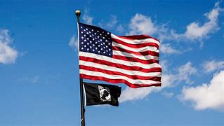 Image result for American Flag and Pow Flag