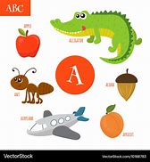 Image result for Letter a Cartoon Images
