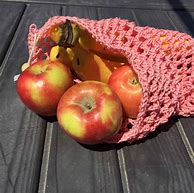 Image result for Crochet Produce Bag