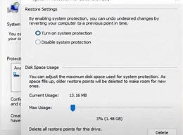Image result for Enable System Restore