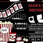 Image result for Printable Movie Ticket Birthday Invitations