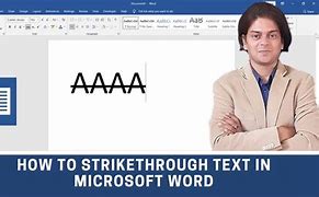 Image result for How to Strike Out Text