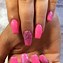 Image result for Long Hot Pink Nails
