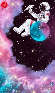 Image result for Astronaut Swimming in Galaxy Wallpaper GIF