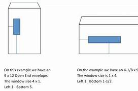 Image result for Window Envelope Size Chart