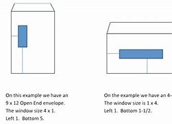 Image result for Standard Window Envelope Sizes