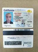 Image result for California ID Back