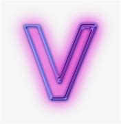 Image result for Neon Letter V