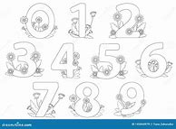 Image result for Coloring Number From Zero to 9