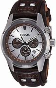 Image result for Fossil Watch Leather Strap