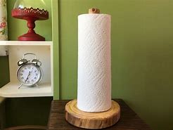 Image result for Rustic Log Paper Towel Holder