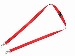 Image result for Silk Screen Flat Lanyards Double Clip No Logo
