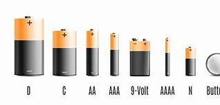 Image result for Rechargeable Battery Sizes