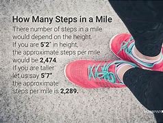 Image result for Steps per Mile Chart