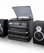 Image result for Bookshelf Stereo System with Turntable