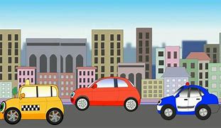 Image result for Cartoon Car with People