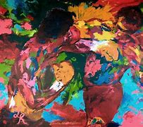 Image result for Rocky vs Apollo Painting