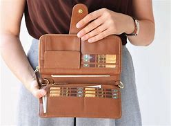 Image result for Leather Crossbody Wallet