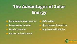 Image result for Solar Energy Advantages Disadvantages