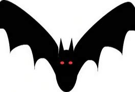 Image result for Black and White Cartoon Bat Posing