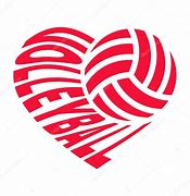 Image result for Volleyball Heart Clip Art