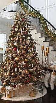 Image result for Traditiional Gold Xmas Tree