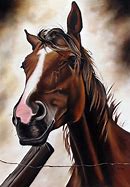 Image result for Farm Horse Painting