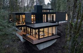 Image result for Dark Modern Homes