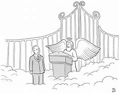Image result for New Yorker Cartoons Heaven