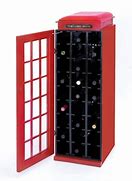 Image result for British Phonebooth Wine Cabinet