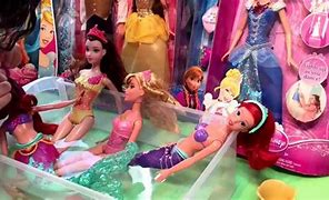 Image result for Disney Princess Bath Dolls