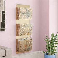 Image result for Wall Mounted Magazine Rack